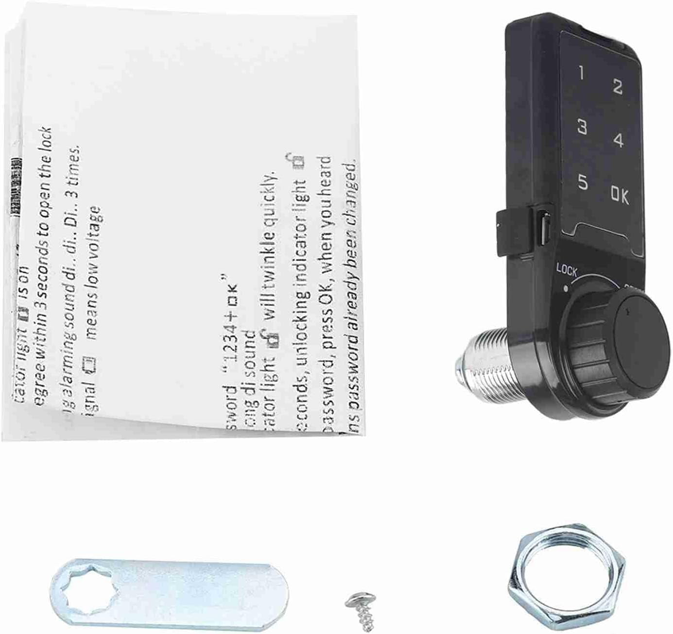 ABPETE Code Security Lock Touch Digital Keypad Electronic Deadbolt Lock Password Key Access Security Cabinet Coded Locker