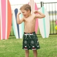 thumbnail image 4 of FORMRS Boys Swim Trunks Quick Dry Mesh Liner Boardshorts Sizes XS-XL, Christmas Santa Hats, 4 of 7