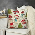 thumbnail image 2 of SHANXI Christmas Throw Pillow Cover ,Socks Gift Santa Hat Throw Pillowcase, Merry Christmas Cushion Cover Sofa Bed Cover Decor 18x18in, 2 of 5