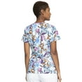 thumbnail image 3 of Tooniforms Scrubs Top For Women V-Neck Plus Size TF638, 2XL, Tropical Tigger, 3 of 7