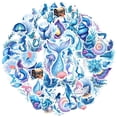 thumbnail image 2 of 35pcs-50pcs Colorful Stationery Stickers Ocean Kids Stickers Mermaid Graffiti Decals for Suitcase Luggage Phone, 2 of 9
