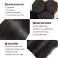 thumbnail image 6 of USTAR Straight Hair 1 Bundles Brazilian Virgin Human Hair Natural Black Color #1B Bundles Straight 22 Inch 100% Unprocessed Virgin Hair Straight Weave Hair Human Bundles, 6 of 8