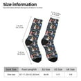 thumbnail image 2 of Logiee Garden Gnomes Print Adult Socks for Men & Women,Calf Socks, Ankle Socks,Boots Socks,Breathable Casual Sock,Unisex Crew Socks, 2 of 6