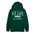 thumbnail image 1 of Fox Lake Illinois Classic Established Premium Cotton Hoodie, 1 of 1