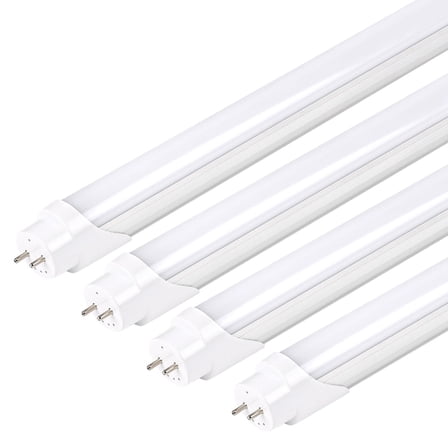4 x 4FT LED Light Tube 5000K Daylight Ballast Bypass Type B Light 18W T8 T10 T12