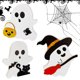 thumbnail image 1 of Estante Halloween PVC Bloques Calabaza 3 Uds. Bandeja Mesa Habitación, 1 of 9