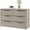 White Alder, variant on Surmoby 53.5" Wide 6-Drawer Dresser –Chest of Drawer with Fluted Waveform Panel & Sleek Curve Profile, Spacious Countertop, Adjustable Footpads for Living Room Bedroom–Dark Grey Alder