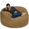 thumbnail image 2 of Chill Sack Bean Bag Chair, Memory Foam Lounger with Microsuede Cover, Kids, Adults, 5 ft, Earth, 2 of 8