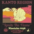 thumbnail image 2 of Men's Pokemon Ninetales Ignite the Flame  Graphic Tee Black X Large, 2 of 5