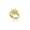Gold, variant on Womens Copper Ring with Lotus Design Natural Opal Inlay and Cats Eye Stone Accent Retro Gold Tone Ring Elegant Jewelry Gift for Her Size 7