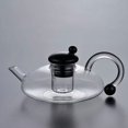 thumbnail image 2 of Matsuzay Tetera de vidrio elegante con colador incorporado, juego de té y tetera de vidrio resistente a la experiencia de beber té Utensilios de cocina tipo+2, 2 of 6
