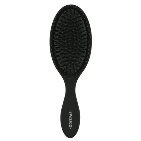 Swissco Soft Touch Oval Shower Brush, Black