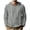 Gray, variant on Linen Shirts for Men Long Sleeve 1/4 Button Down Drawstring Hoodies Pullover Summer Lightweight Linen Hoodies White
