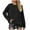 Black, variant on Lovskoo Sweaters for Women Casual Loose Long Sleeve Knitting Round Neck Sweater Blouse Tops Beige