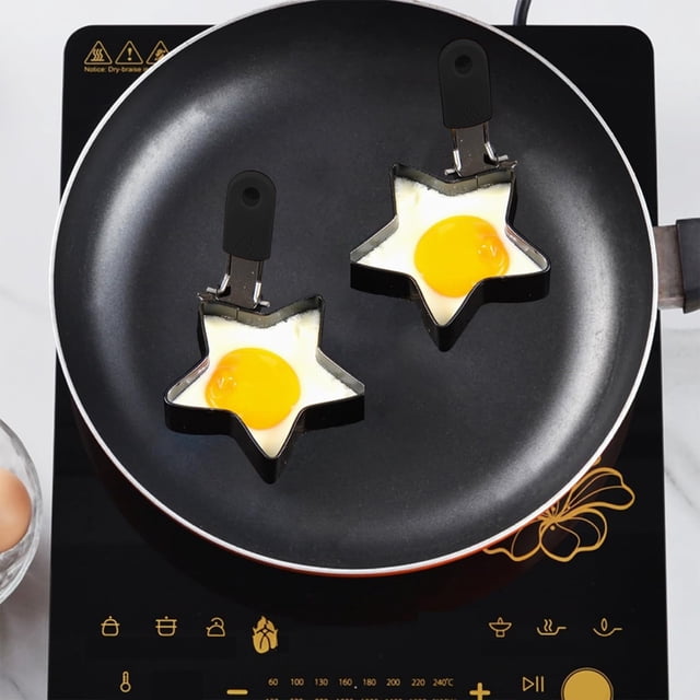 Boreal Craft 4 Types Stainless Steel Frying Egg Breakfast Egg Pancake Maker With Scald Handle Egg Rings Nonstick Pancake Nib Vintage Small Appliances Weird Items for Room Steamer Cook Tortilla Cooker