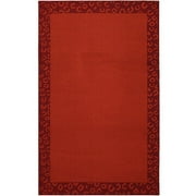 Hometrends Indoor/Outdoor Rug, Orange Cheetah