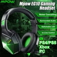 thumbnail image 7 of Seneo EG10 Gaming Headset, Surround Sound Headset with Microphone, Noise Cancelling,LED,Soft Earmuffs Headphone Fancy Switchable Led for PS4,PS5, PC, Xbox One,Switch Green, 7 of 7