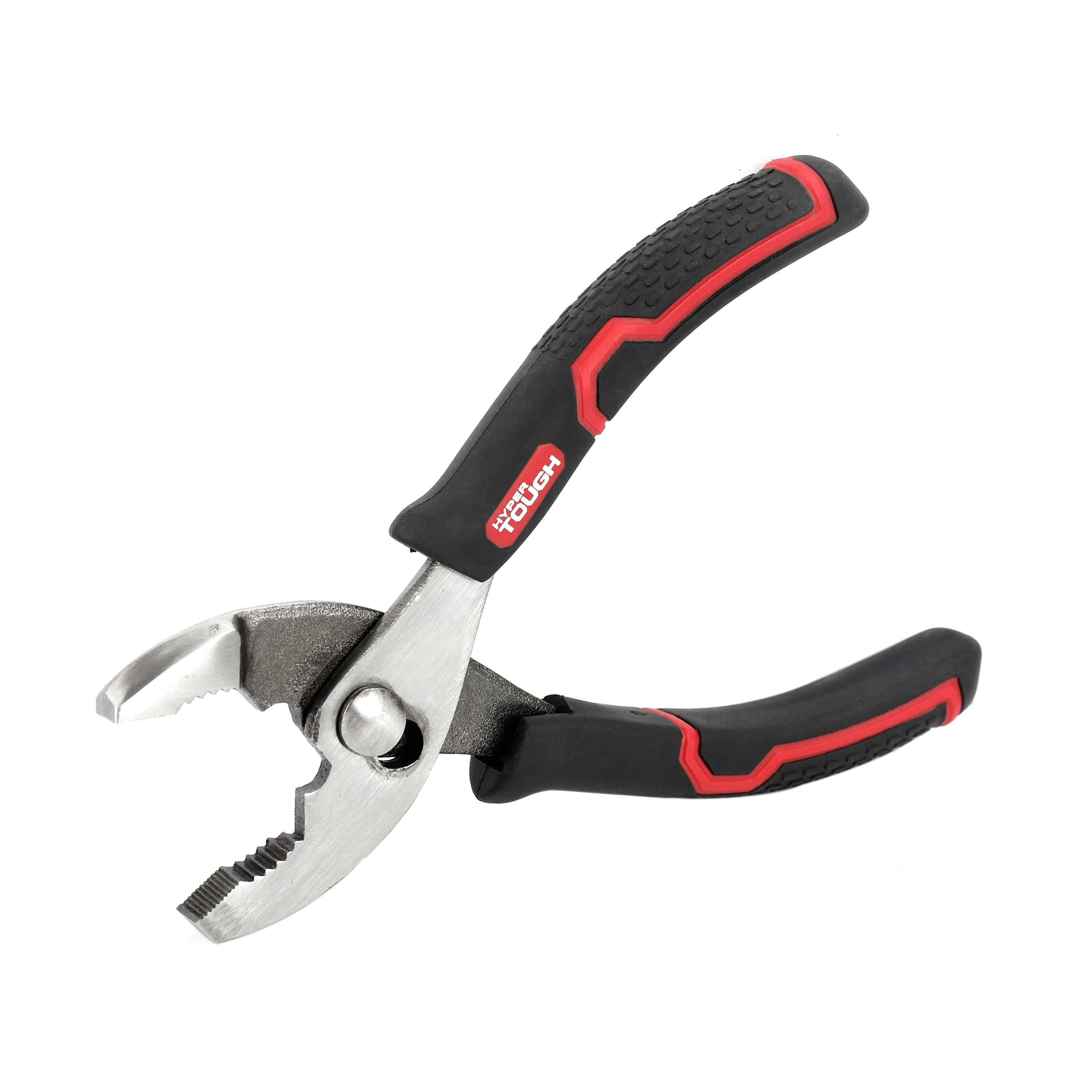 Hyper Tough 6-inch Slip Joint Pliers with Ergonomic Soft Grip Handles