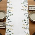 thumbnail image 5 of Table Runners 70 Inches Long Dress Scarves, Green Eucalyptus Farmhouse Coffee/Dining/Kitchen Table Decor, Holiday Table Runner, Watercolor Spring Weeping Botanical 13x70 Inch, 5 of 9