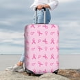 thumbnail image 3 of Lsque Breast Cancer Awareness 1 Printed Luggage Cover, Travel Luggage Protector,Scratch and Dirt Resistant, Fits 18-32 Inch Luggage - Large, 3 of 9