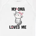 thumbnail image 4 of Inktastic My Oma Loves Me Girl Cat Girls Baby Bodysuit, 4 of 5