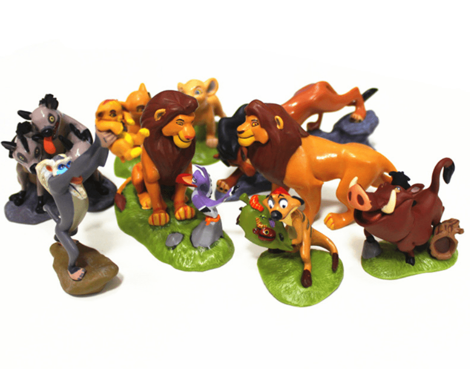 9 pcs The Lion King Cake Topper Action Figures Collection Movie Toy Set Simba 