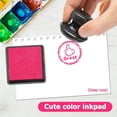 thumbnail image 1 of 20uds. Inkpad Fingerprint Square para DIY Scrapbook Card Paper Craft Stamp (Rose), 1 of 7