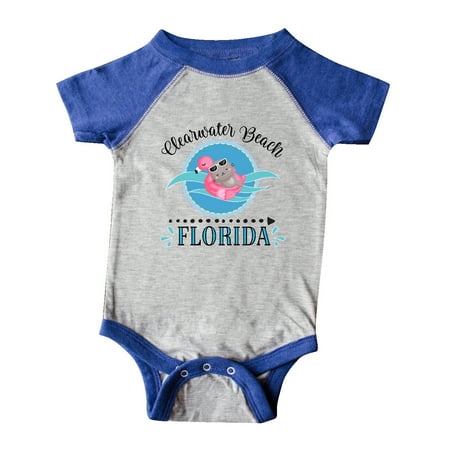 

Inktastic Clearwater Beach Florida Trip Gift Baby Girl Bodysuit