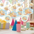 thumbnail image 2 of Big Dot of Happiness Noah's Ark - Baby Shower Hanging Decor - Party Decoration Swirls - Set of 40, 2 of 8