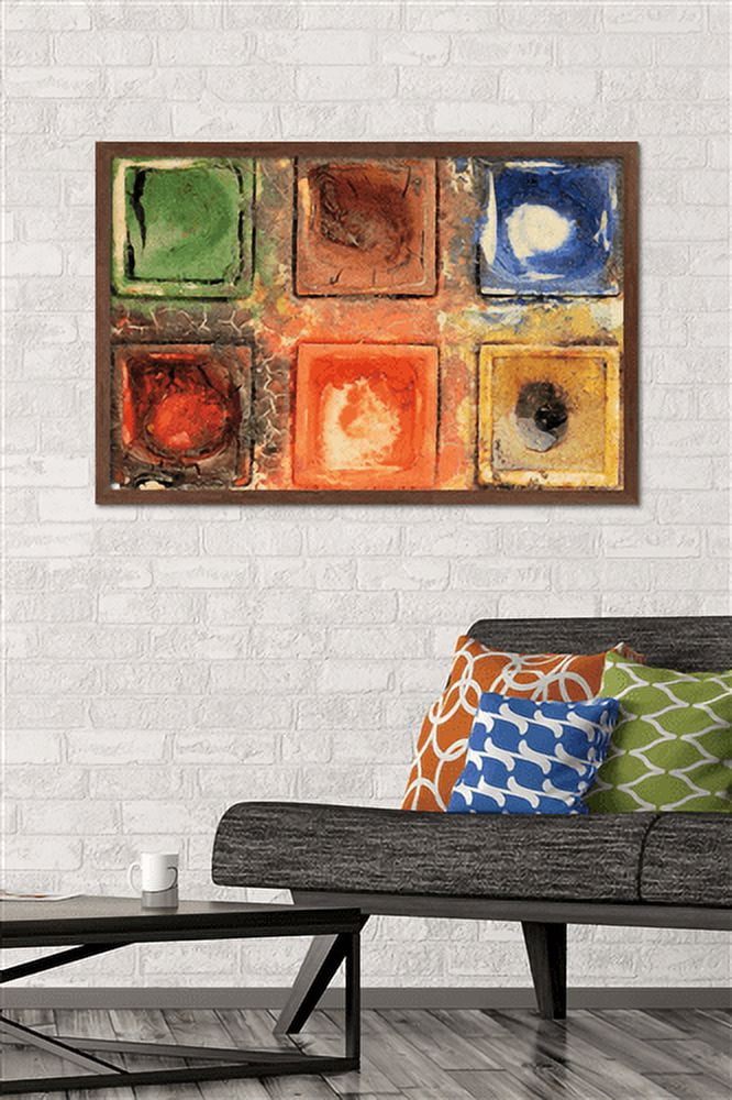 Tom Quartermaine - Lovely Old Paints Wall Poster, 22.375" x 34", Framed
