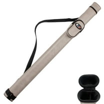 GSE Games & Sports Expert 1x1 Hard Leatherette Billiard Cue Case. Pool Cue Stick Carrying Case, Billiard Pool Cue Accessories (5 Colors Available)