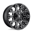 thumbnail image 2 of Fuel 1PC Aluminum Rim D578 BATTLE AXE 20X9in Gloss Black Milled Finish, D57820902650, 2 of 2