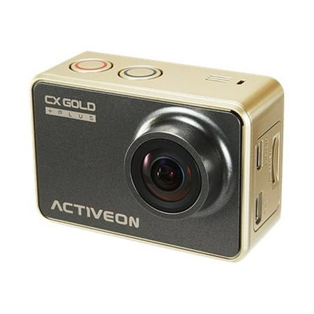 ACTIVEON CX Gold+ (1080p 60fps, 16MP CMOS Sensor) - Touchscreen LCD - Waterproof Housing - Smartphone Control