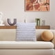 thumbnail image 5 of Funda de almohada de piel sintética | Funda de cojín para sofá cama y coche | Cuadrada de 45 x 45 cm | Felpa de una sola cara | Gris, blanco, beige y rojo | Regalo decorativo para el hogar, 5 of 7