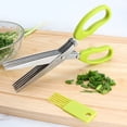 thumbnail image 4 of Wosthever Tijeras de cocina multifuncionales para quitar herramientas de corte de verduras, suministros para el hogar, especias de seguridad para cocinar Cocina y Comedor cinco capas Wosthever HA080305-02, 4 of 6
