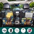thumbnail image 5 of Car Back Seat Organizer 1 Pack Antique Nylon Fabric Thickened Waterproof Foot Mat Suitable For Various Types Of Vehicles Cute Bear under The Stars, 5 of 7