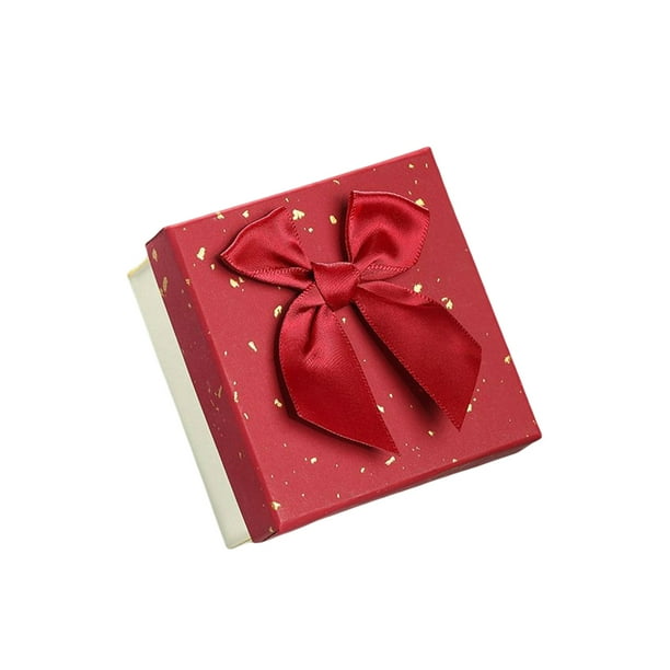 Caja de Embalaje Decorativa Bewildely Rectangular Vino Rojo HA082099-05