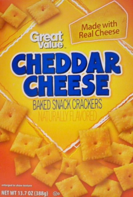 Great Value Cheese Crackers, 13.7oz