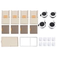 thumbnail image 2 of Stackable Storage Bin, Foldable Transparent Closet Organizer Box with Multi Layer Stacking for Students Snacks Books, 2 of 7