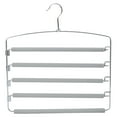 thumbnail image 2 of Mouliraty Multi-layer Pants Rack Foam Five-layer Pants Hanging Space Traceless Pants Hanger, 2 of 8
