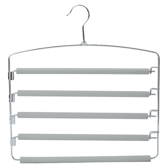 MmeneyyMulti-layer Pants Rack Foam Five-layer Pants Hanging Space Traceless Pants Hanger