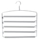 thumbnail image 1 of Yhmxh Organizadores y almacenamiento Perchero de espuma multicapa para pantalones, con espacio para colgar pantalones de cinco capas, sin dejar rastro Almacenamiento de ducha, 1 of 6