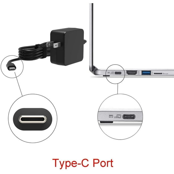 Chargeur USB C pour ordinateur portable Asus Chromebook C523N