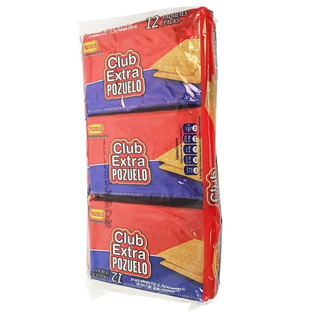 Pozuelo Club Extra BAG Cookies 10.6 oz - Galletas (Pack of 12