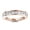 Rose, variant on 10K Unisex Thin 1 Row Princess Cut Natural 1.6 Ctw Diamond Wedding Band (Rose Gold Size 7.5)