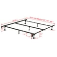 thumbnail image 3 of Twin/Twin XL/Full/Full XL/Queen Metal Bed Frame, Black, 3 of 11