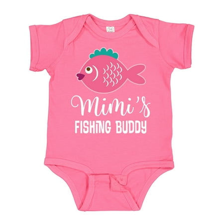 

Inktastic Mimi s Fishing Buddy Girls Gift Baby Girl Bodysuit