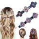 thumbnail image 1 of Pinzas para el cabello trenzadas - Pinzas para el cabello trenzadas con piedras de cristal brillantes, pinzas para el cabello trenzadas para mujeres, pinzas para el cabello trenzadas con piedras de cr, 1 of 8