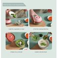 thumbnail image 4 of Mini Garlic Press, Garlic Chopper, Garlic Press, Food Chopper, Mini Food Processor, Ideal Tool for Home and Kitchen (Light Green, 13.5cm), 4 of 5
