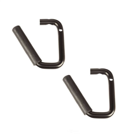 Rugged Ridge 13505.41 Grab/Door Handle Cover Kit, Front Pair Black Steel